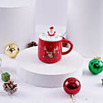 Christmas Ceramic Mug Red