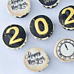 New Year Vanilla Cupcakes