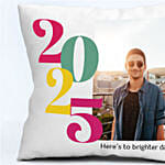 Personalised New Year 2025 Cushion