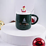 Christmas Ceramic Mug Green