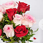 Valentine Rosy Reflections Arrangement