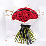 Elegant Roses Valentine Bouquet for Love