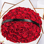 Elegant Roses Valentine Bouquet for Love