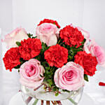 Roses & Carnation Love Arrangement