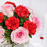 Roses & Carnation Love Arrangement