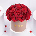 Valentine Day 18 Roses Box