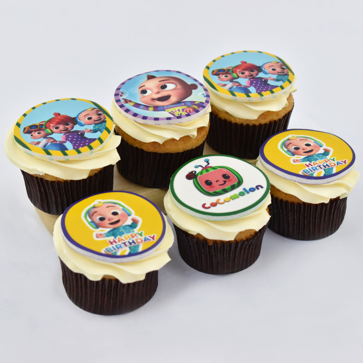 Online Cocomelon Cupcakes Gift Delivery in Qatar - FNP