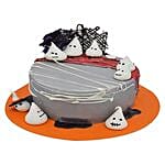 Chocolate Halloween Ghost Cake