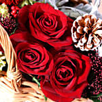 Basket Of Beautiful Flowers