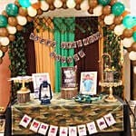 Army Theme Balloon Decor