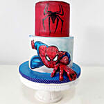 Spiderman Vanilla Cake 2 Tier