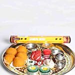 Spiritual Thali With Sweets