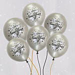 New Year Party with Latex Balloons