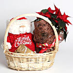 Fluffy Merry Christmas Basket