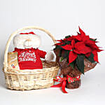 Fluffy Merry Christmas Basket