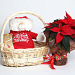 Fluffy Merry Christmas Basket