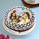 Delightful Birthday Photo Cake- Butterscotch Half Kg