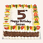 5th Birthday Special Chocolate Cake