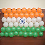 Indian Flag Balloons Decoration