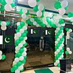 Pakistan Independence Day Balloons Decoration