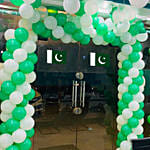 Pakistan Independence Day Balloons Decoration