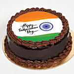 Printed India Independence Day cake