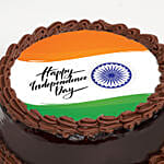 Printed India Independence Day cake