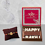 Ganesha Rakhi With Happy Rakhi Chocolate