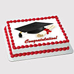 Graduation Photo Red Velvet Cake
