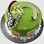 Green Butterfly Marble Cake