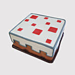 Minecraft Red Stones Red Velvet Cake