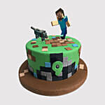 Minecraft Red Velvet Cake