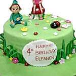 Cartoon Kids Cake Marble