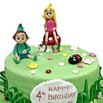 Cartoon Kids Cake Marble