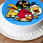 Angry Birds Theme Birthday Cake Half Kg