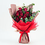 13 Roses Bouquet With Chocolates