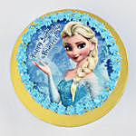 Princess Elsa Birthday Red Velvet Cake Half kg