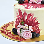 Birthday Surprise Designer Marble Cake