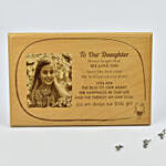 Dear Daugther Personalised Plaque