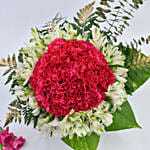 Carnations and Peruvian Lily Arrangement