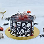 Halloween Skull Cake