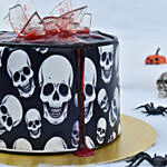 Halloween Skull Cake