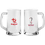 Beer Glass England Set of 2