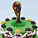 Football Team Designer Red Velvet Cake