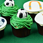 Football Theme Cupcakes