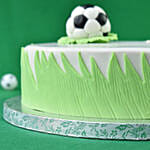 Football Theme Red Velvet Cake