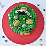 Qatar Football Fan Designer Chocolate Cake