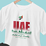 UAE Black Cap N White T Shirt S