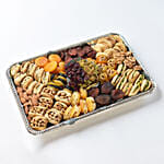 Exquisite Tray of Stuffed Dry Fruits and Nuts by Wafi