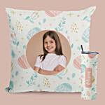 Easter Egg Personalised Cushion and Tumbler